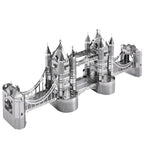 Piececool-rompecabezas de Metal 3D para adultos, rompecabezas de puente de La Torre de Londres, Kits de construcción de modelos