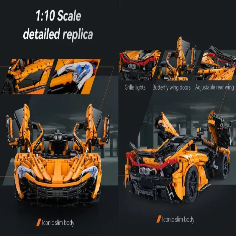 Cada-bloques de construcción de Super coche de carreras