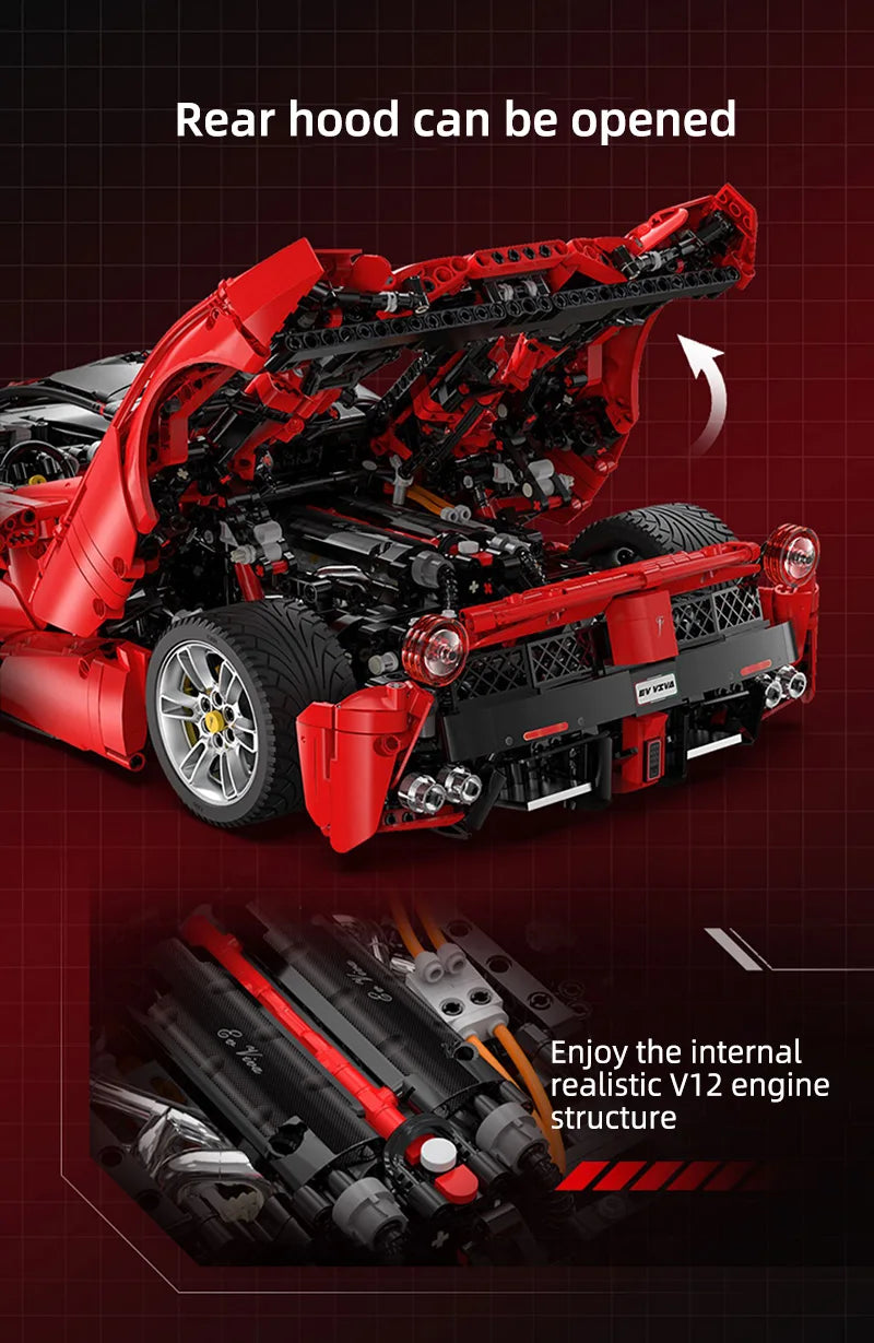 Cada 4739 Uds. Coche de carreras técnico de ciudad modelo Hypercar