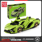 Mould King-bloques de construcción de coches técnicos para niños, juguete de ladrillos para armar coche de carreras deportivo Sian