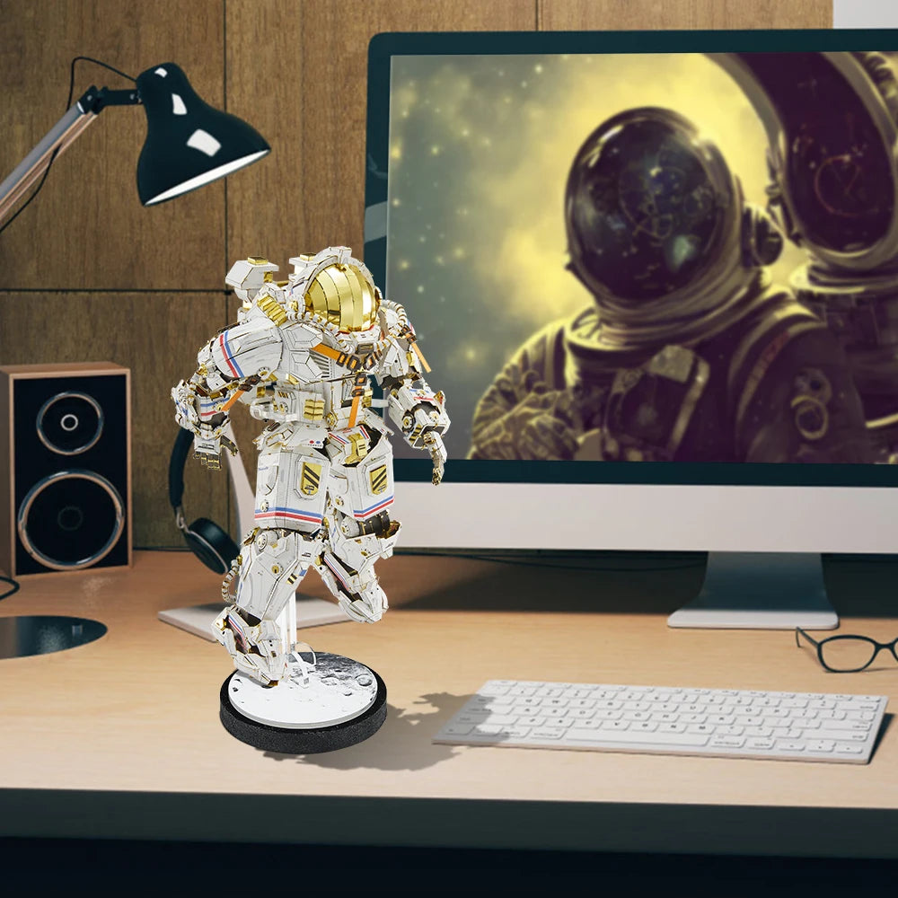 Piececool Kit de modelo de metal 3D Taikonaut Mecha Puzzles