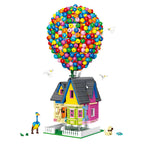 JIESTAR JJ9047 modelo de casa de globos adornos de escritorio Modular City Street View