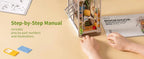 Kit de Modelo de Casa de Muñecas DIY Rolife Gardenhouse Book Nook con Luz LED, Rompecabezas de Madera para Decoración de Estanterías - TGB06