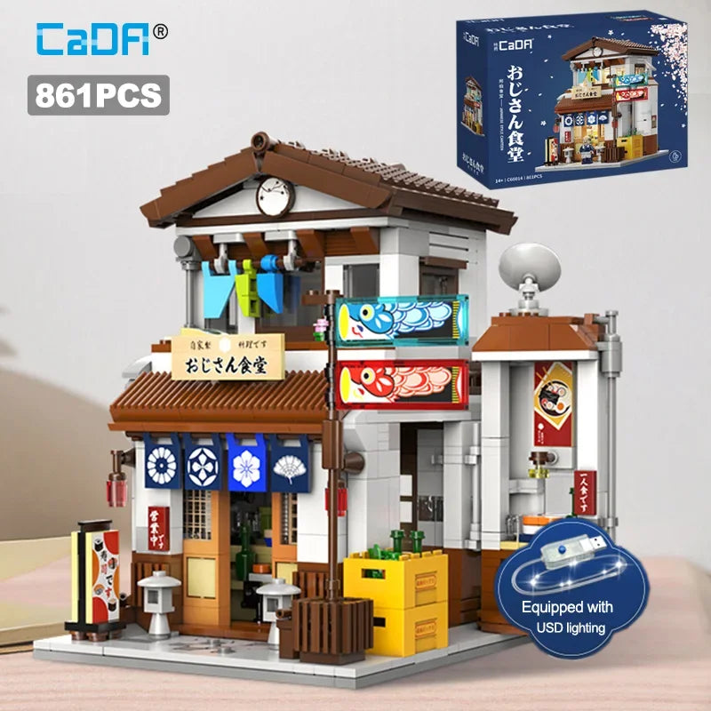 Cada LED ciudad estilo japonés casa