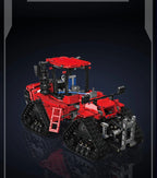 Mould King-bloques de construcción de coche técnico MOC-35270 de bloques de construcción, Tractor neumático sobre orugas, montaje de modelo de camión