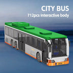 712 Uds. Coche de tráfico verde pasajero turismo autobuses extendidos