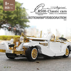 Mould King 10003, bloques de construcción de automóviles técnicos, conjunto de modelos de coches Vintage K500, juguetes de coche antiguo
