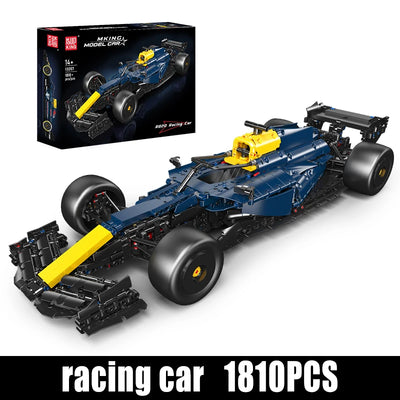 Mould King 13207 juguetes de coche técnico MOC RB20 coche de carreras montaje de bloques de construcción modelo de coche Fomular