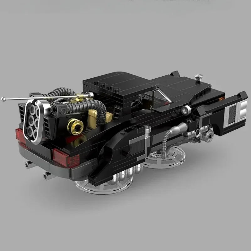 Bloques de construcción de automóviles flotantes técnicos PB8827, vehículo de conducción futuro creativo