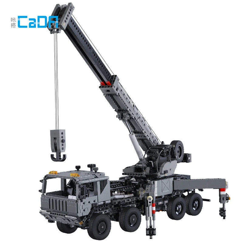 Cada-vehículo de ingeniería militar camión, grúa, bloques de construcción