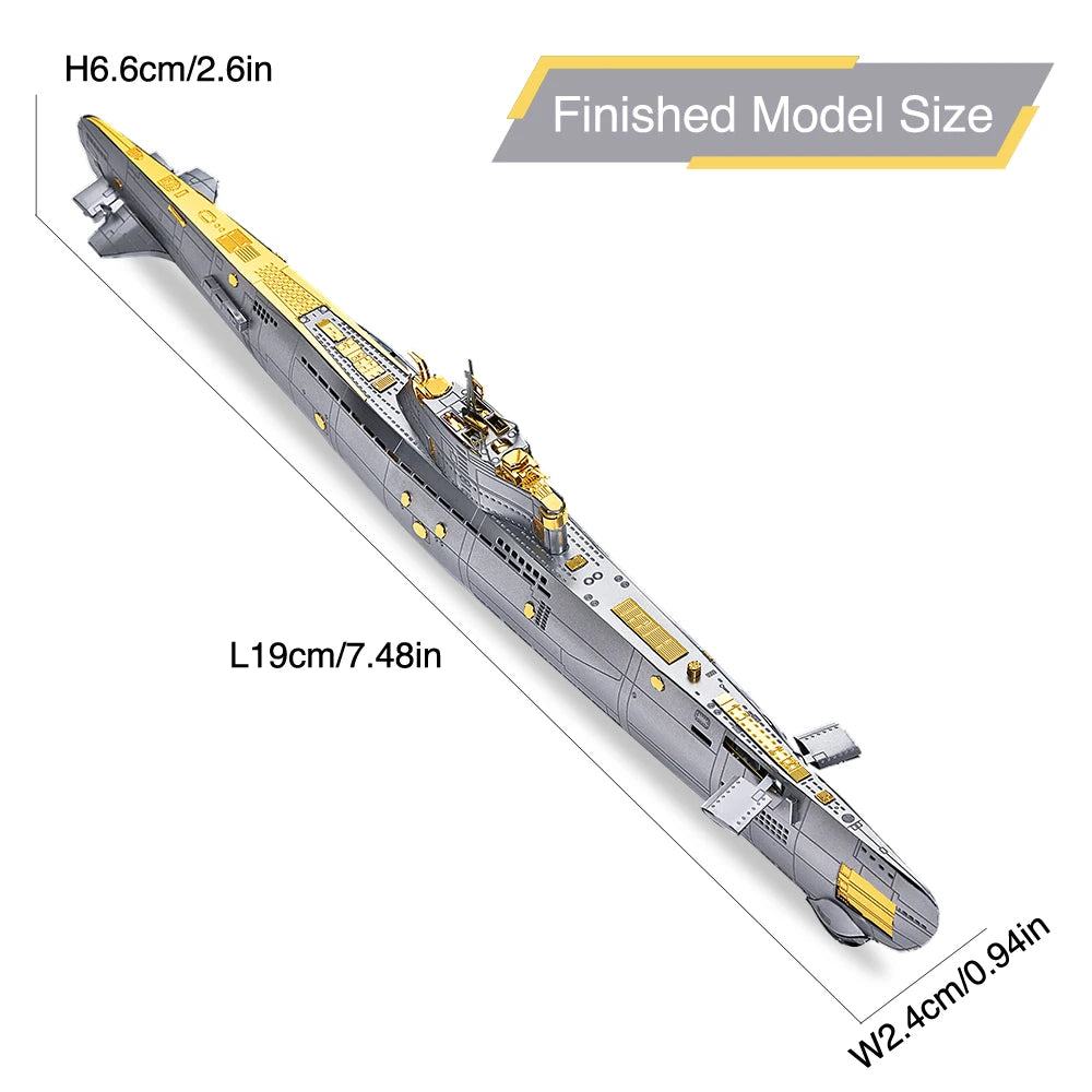 Piececool: modelos 3D de submarinos, manualidades