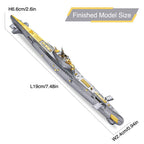 Piececool: modelos 3D de submarinos, manualidades