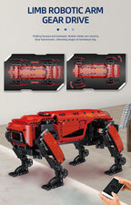 MOULD KING-Robot técnico motorizado de juguete modelo de perro grande de Boston Dynamics, AlphaDog, bloques de construcción 15066/15075
