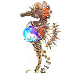 Rompecabezas 3d, Kit de modelo de Metal de caballito de mar mecánico, juguetes de caballito de mar Steampunk, Kits de montaje DIY
