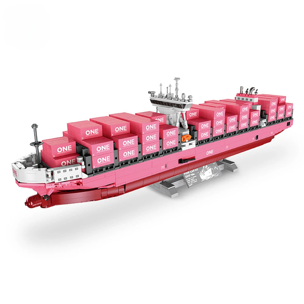 JIESTAR JJ9217 Bloques de Construcción de Modelo de Buque Portacontenedores