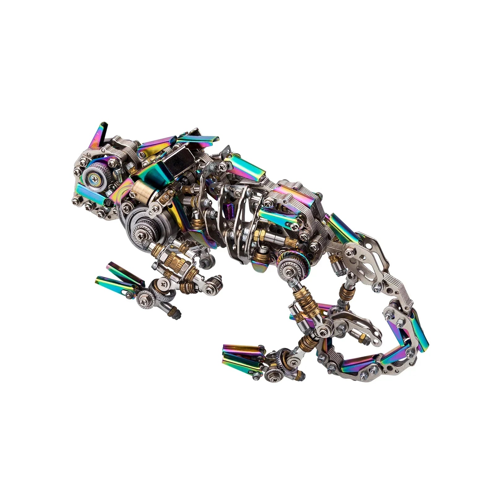 Rompecabezas 3D, kits de modelos camaleón mecánico, bricolaje, montaje de Metal