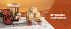 Robotime Rokr Kit de construcción de modelo de coche rompecabezas de madera 3D Kit de vapor 1:28 locomotora de vapor mecánica regalos impresionantes para adultos y adolescentes