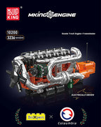 Mould King 10200, juguetes técnicos para motor de coche