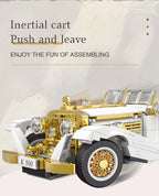 Mould King 10003, bloques de construcción de automóviles técnicos, conjunto de modelos de coches Vintage K500, juguetes de coche antiguo