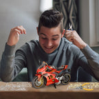 Piececool-rompecabezas de Metal 3D motocicleta III