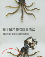 Wasp Mchanical Spider Octopus-rompecabezas 3D, Kit de modelo de Metal con herramientas de montaje