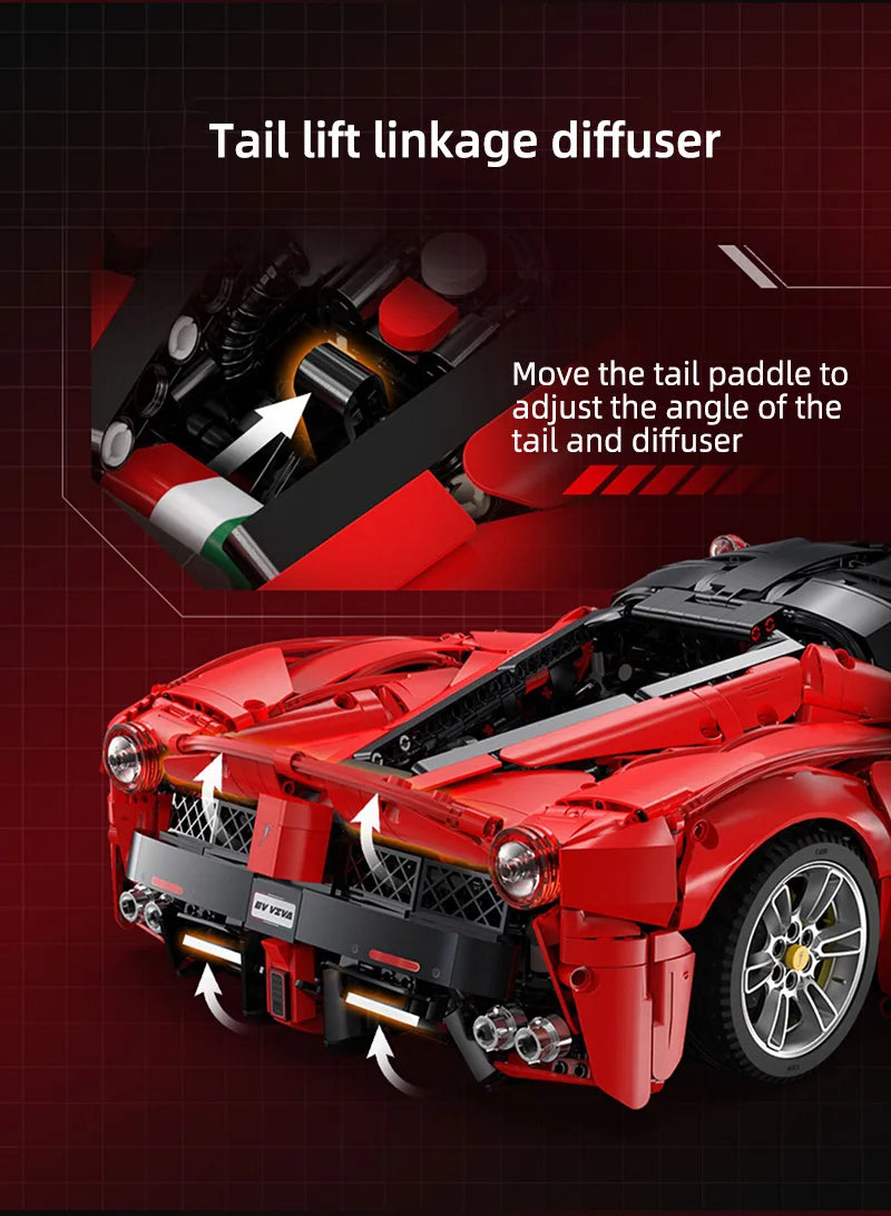 Cada 4739 Uds. Coche de carreras técnico de ciudad modelo Hypercar