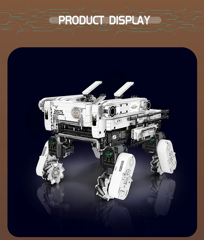 Mould King- Control remoto, dinámico Omniterrain Guardian System Model Set 21075