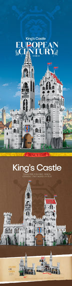 3999 Piezas de Bloques de Construcción de Castillo Medieval Europeo, Modelo de Castillo de Caballeros
