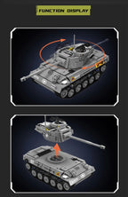 Mould King-tanque militar M18 Hellcat 20032, bloques de construcción, Control remoto, montaje de modelo