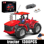 Mould King 17081/17082 juguetes técnicos para coche, Tractor articulado RC Challenger