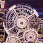 Robotime Rokr Pinball Modelo Gear Ball Challenge 3D Kits de modelos de rompecabezas de madera para construir DIY Juego de mesa Idea de regalo para hombres y mujeres -EGC