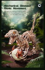 Rompecabezas 3D de Madera Robotime Rokr, Velociraptor Mecánico, Modelo de Velociraptor para Armar, Kit de Construcción Mecánica, Madera 3D LD01