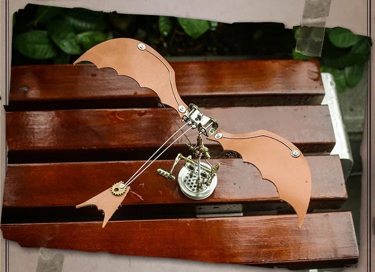 Rompecabezas 3D de ala de dragón, Kit de Metal, Kits de construcción de modelos Diy, montaje DIY, rompecabezas mecánicos Steampunk