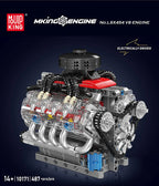 Mould King 10171 bloques de construcción de automóviles técnicos motorizados LSX454 V8 motor ladrillo juguetes montaje piezas de modelo de coche niños regalo de Navidad