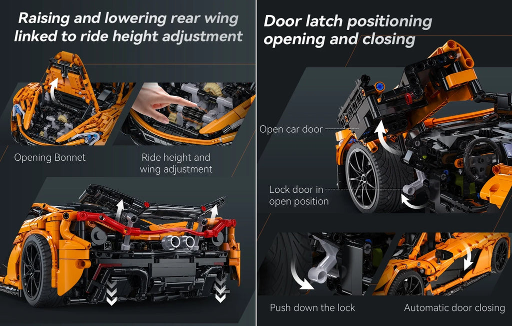 Cada-bloques de construcción de Super coche de carreras