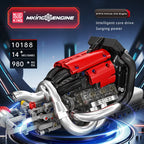 Mould King 10188 juguetes técnicos de motor de coche motorizado STR 13 Fórmula Uno bloques de construcción de motor juego de ladrillos