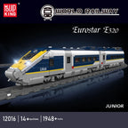 Mould King 12016 juguetes técnicos del coche el bloque de construcción del tren motorizado Europa Star E320
