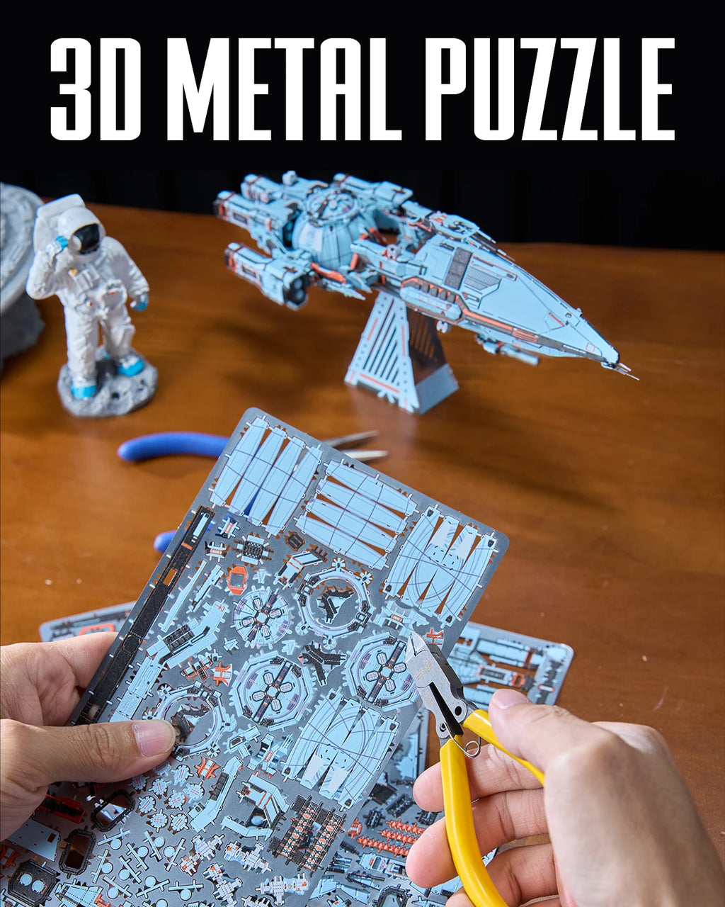 Piececool-rompecabezas de Metal 3D