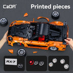 Cada 1:8 diseño MOC Artemy Zotov coche de carreras Mazda RX-7 RC
