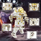 Piececool Kit de modelo de metal 3D Taikonaut Mecha Puzzles