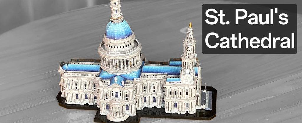 Piececool-Kits de modelos de Metal 3D, rompecabezas 3D de Metal de la catedral de San Pablo, Kit de manualidades para decoración del hogar, los mejores regalos