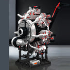 Mould King 10233, juguetes técnicos para motor de coche, bloques de construcción de motor de aviación