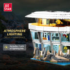 Bloques de Construcción Creativos DC Marrvve, 3284 Piezas, Malibu Street View con Luz, Modelo Arquitectónico