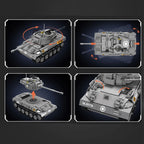 Mould King-tanque militar M18 Hellcat 20032, bloques de construcción, Control remoto, montaje de modelo