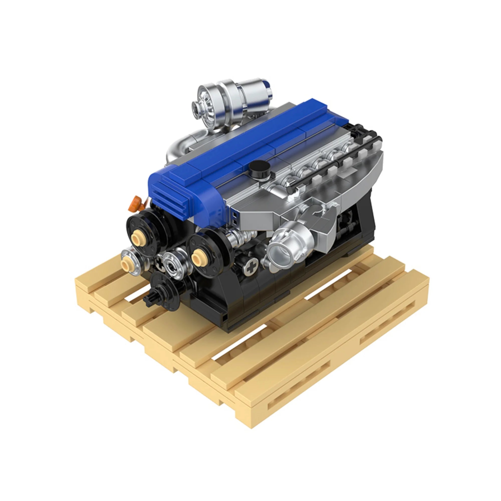 248 Piezas de Bloques de Construcción de Motor 2JZ-GTE Mini, PB8869A, Superauto Técnico SOKUN, Ladrillos Decorativos de Motor de Vehículo