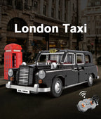Cada-bloques de construcción MOC RC  juguete de ladrillos para armar coche taxi de Londres