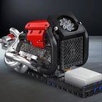 Mould King 10188 juguetes técnicos de motor de coche motorizado STR 13 Fórmula Uno bloques de construcción de motor juego de ladrillos