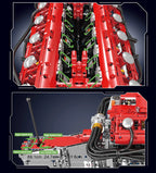 Mould King 10169 conjunto de bloques de construcción de motor motorizado V12, juego de ladrillos de coche de carreras
