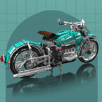 Mould King 23004 juguetes de coche técnico, conjunto de bloques de construcción de motocicleta American Cruise
