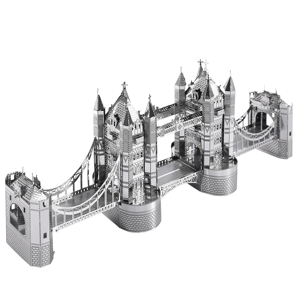 Piececool-rompecabezas de Metal 3D, conjunto de modelos de construcción, Kit de montaje DIY para rompecabezas, arquitectura famosa